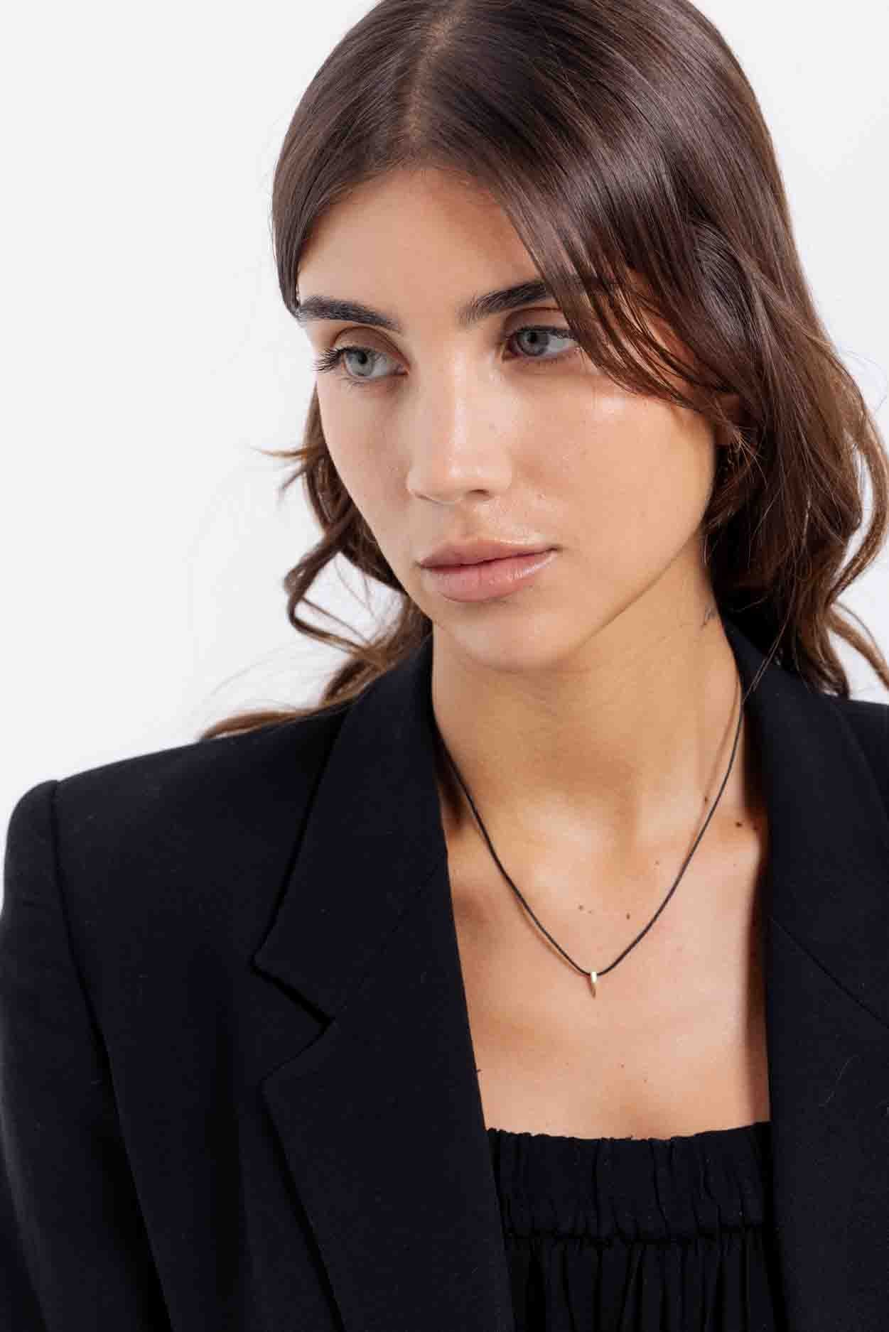 Mini Horn Necklace - Gold