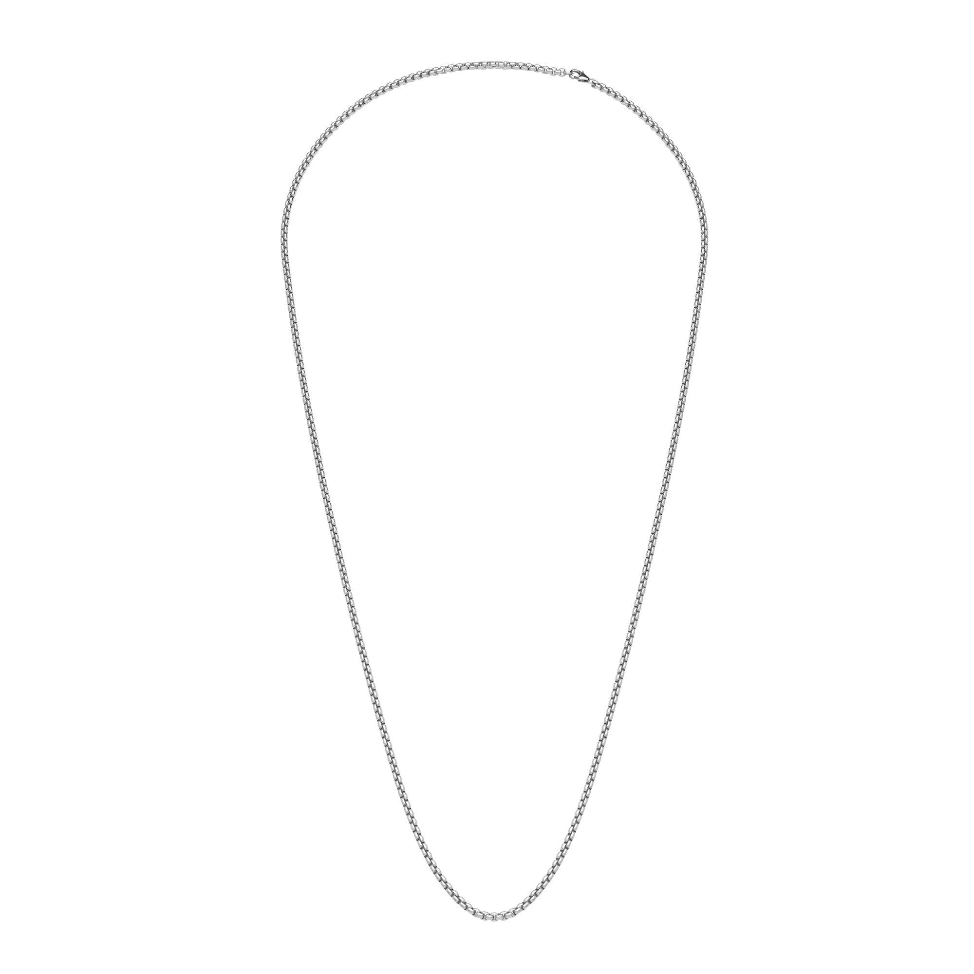 Box Chain Necklace - Sterling Silver