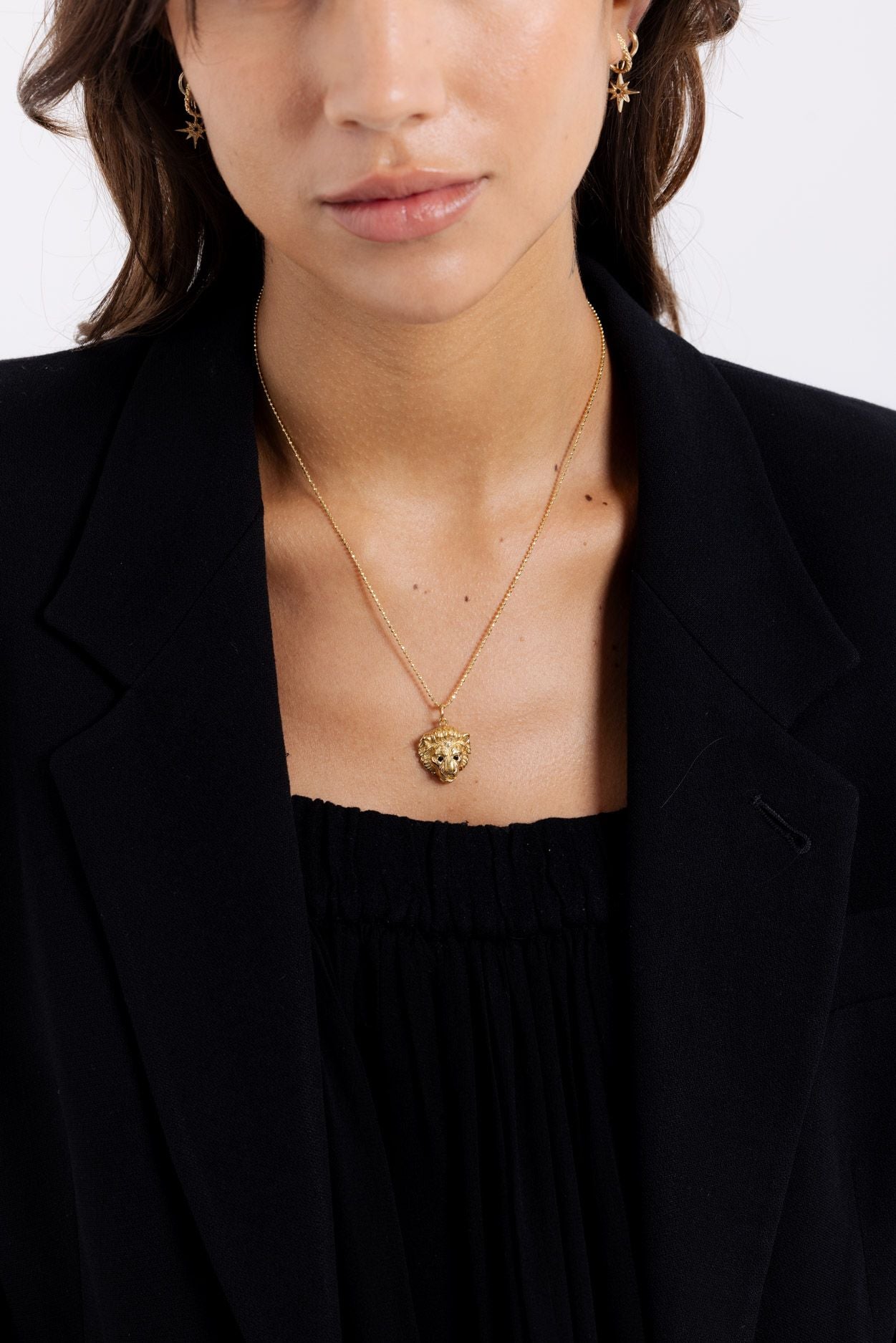 Lion Necklace - Gold