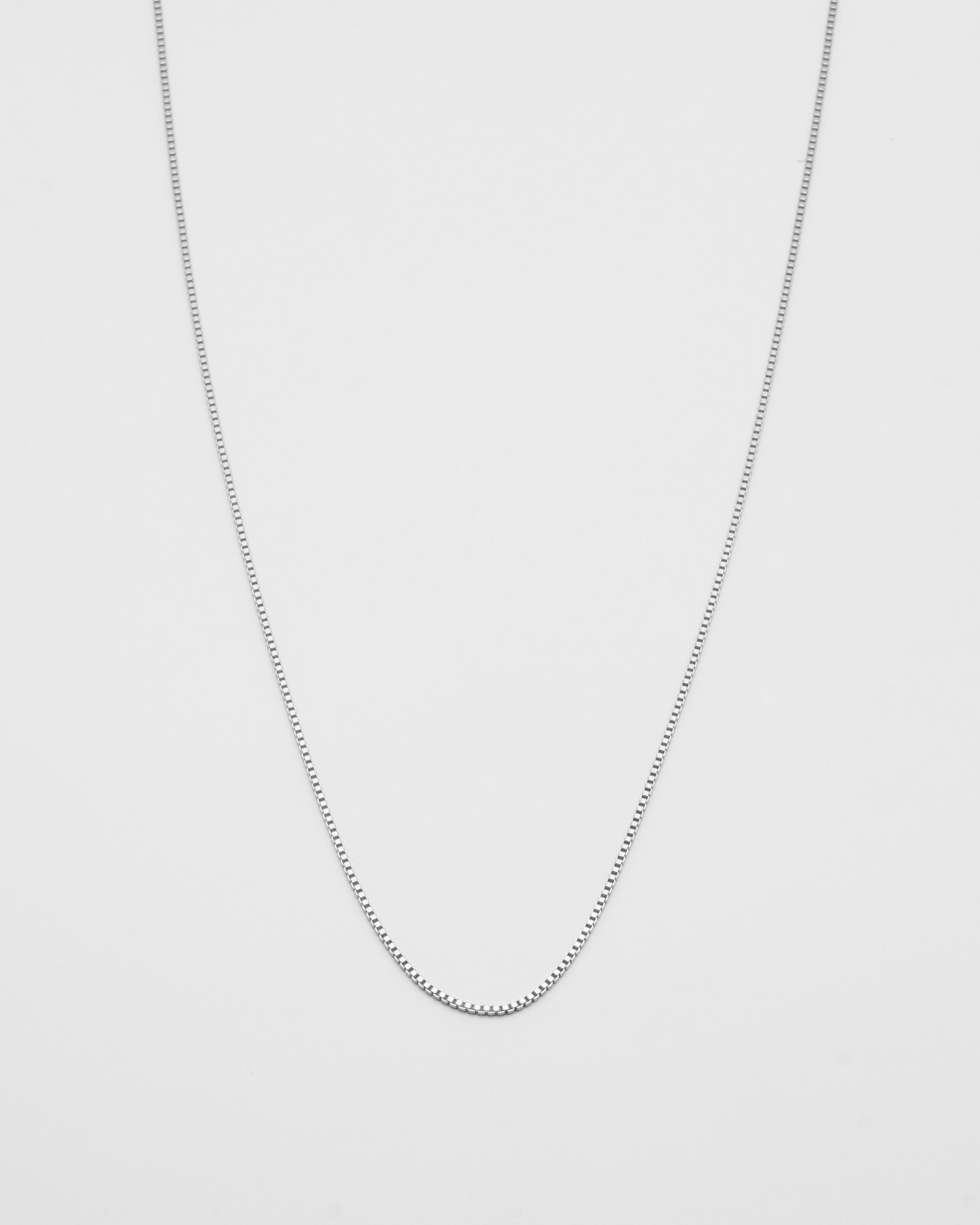 Raw Horseshoe Necklace - Silver