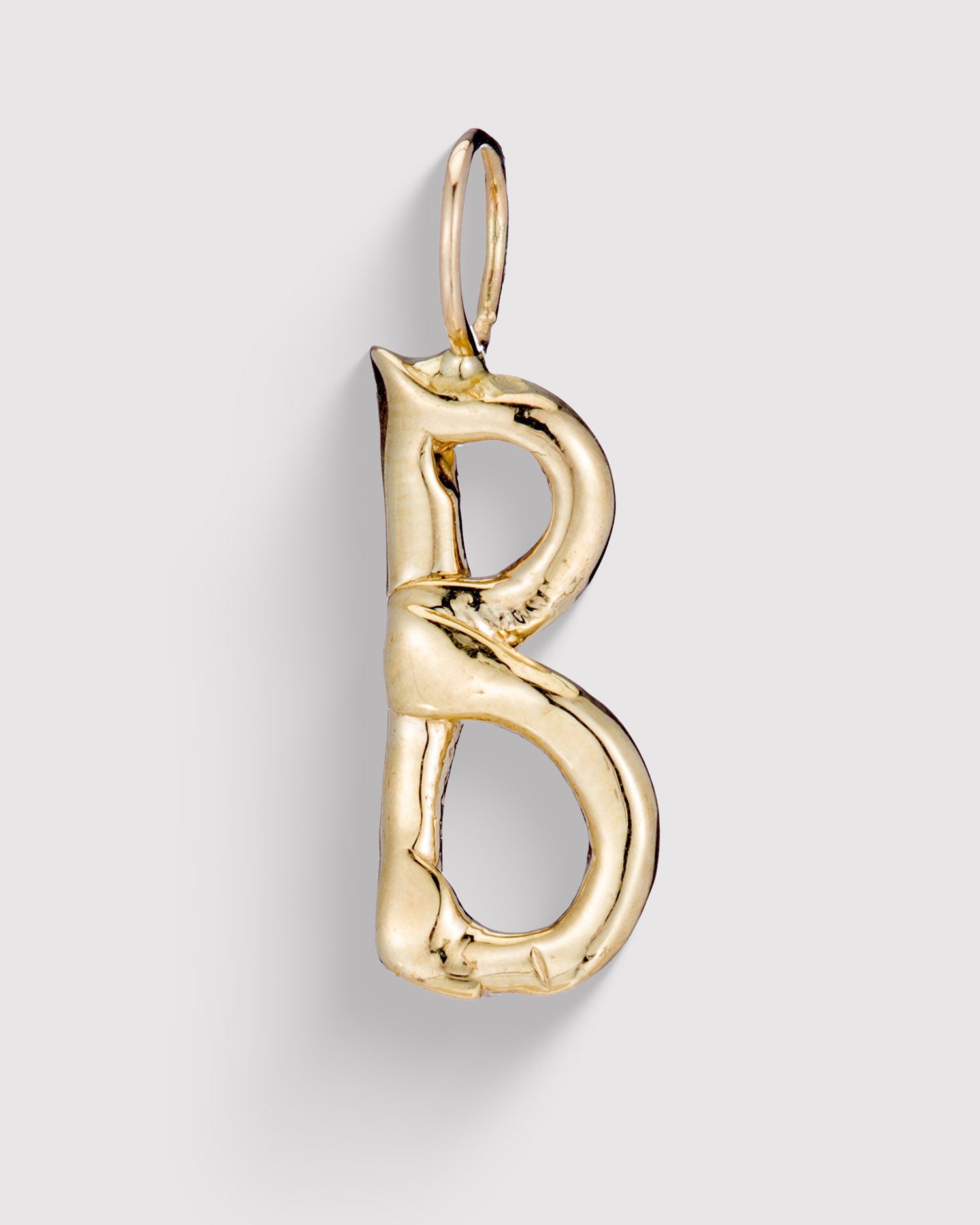 Raw Letter B - Gold