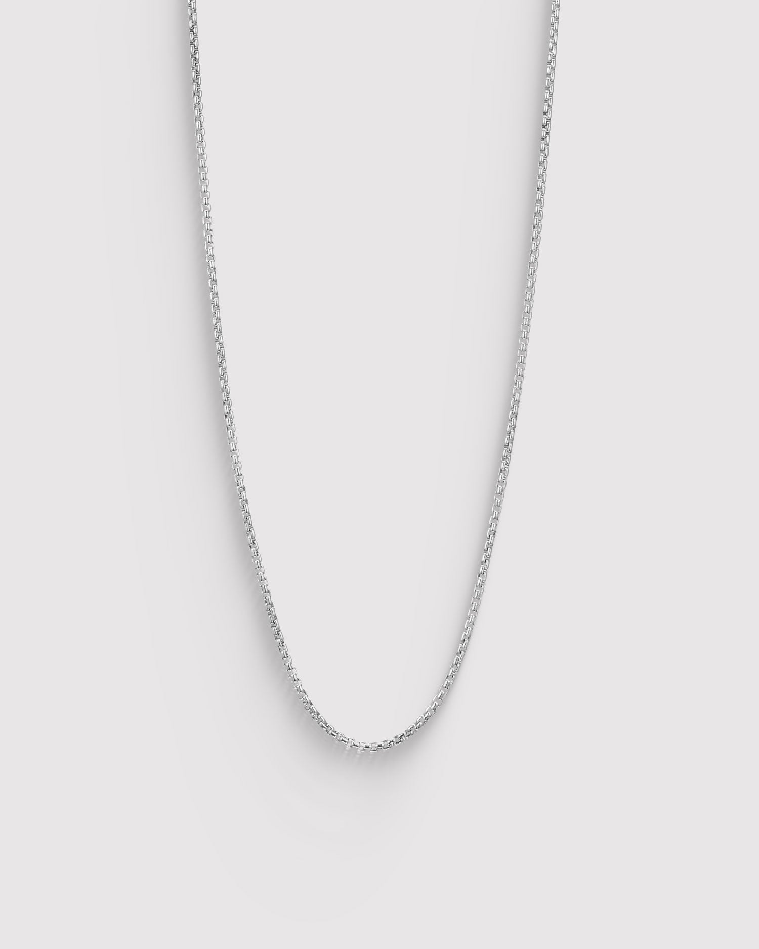 Extra Long Box Chain - Silver