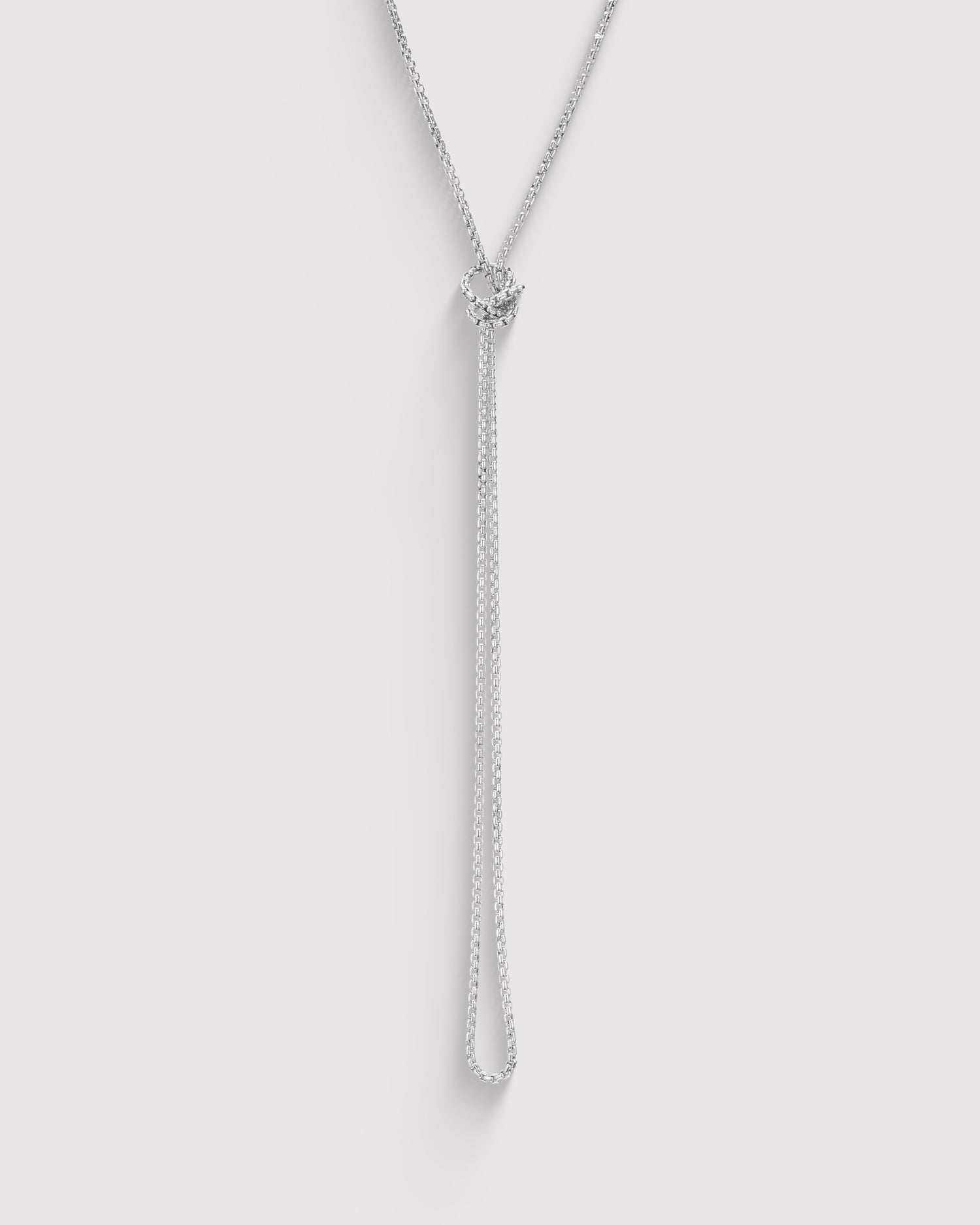 Extra Long Box Chain - Silver