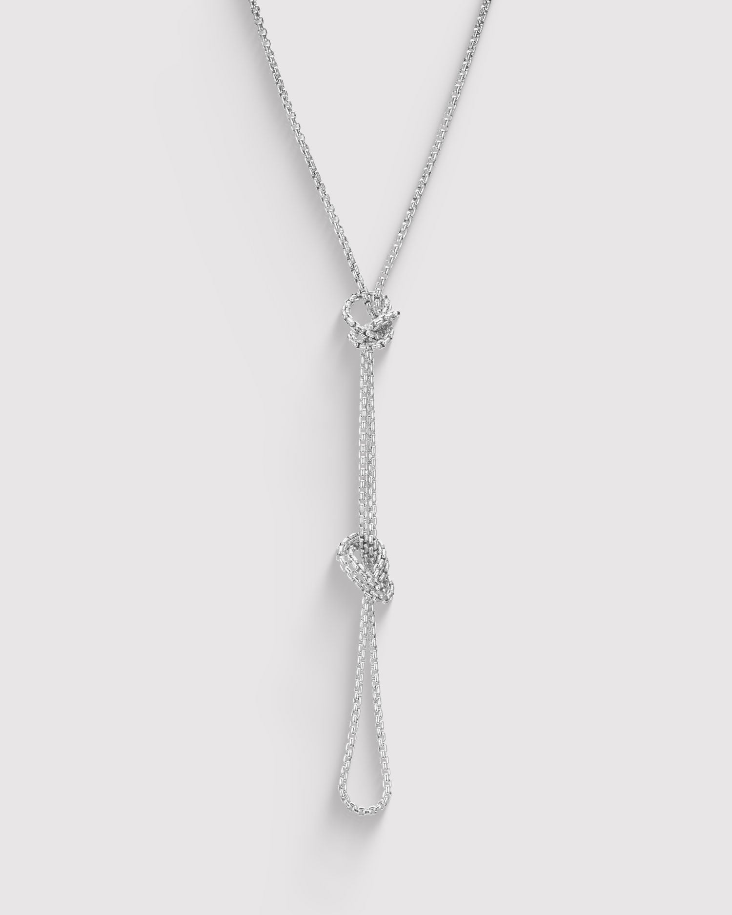 Extra Long Box Chain - Silver