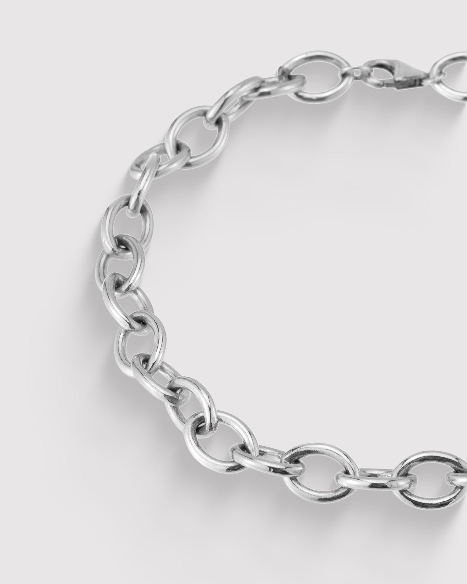 Chunky Chain Anklet - Sterling Silver