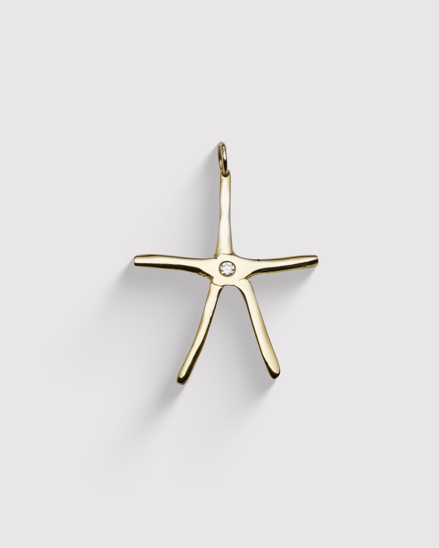Diamond Five Pointed Star Pendant