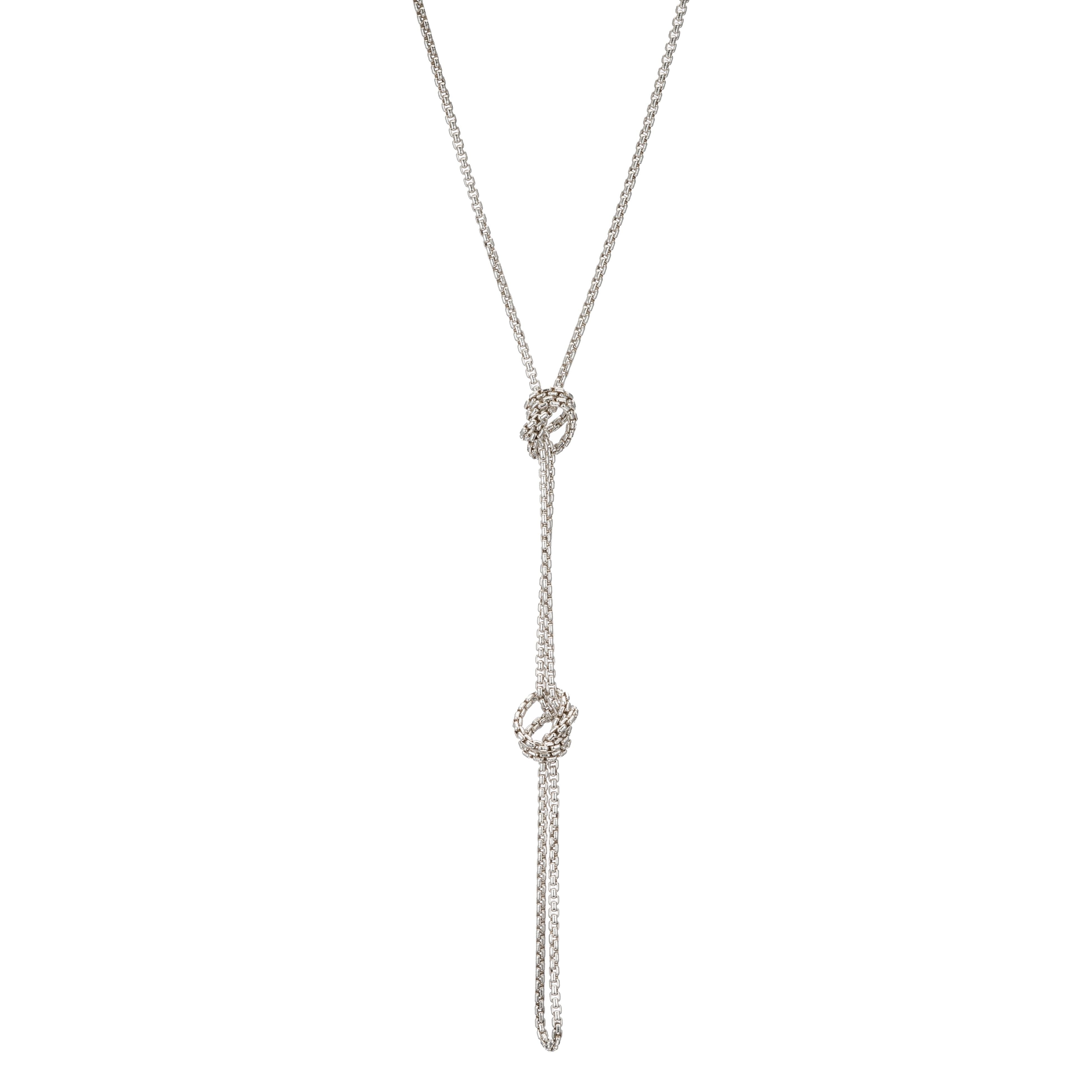 Extra Long Box Chain - Silver