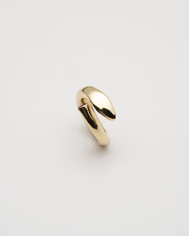 Bold Snake Ring- Black Onyx (Mara descripcion)