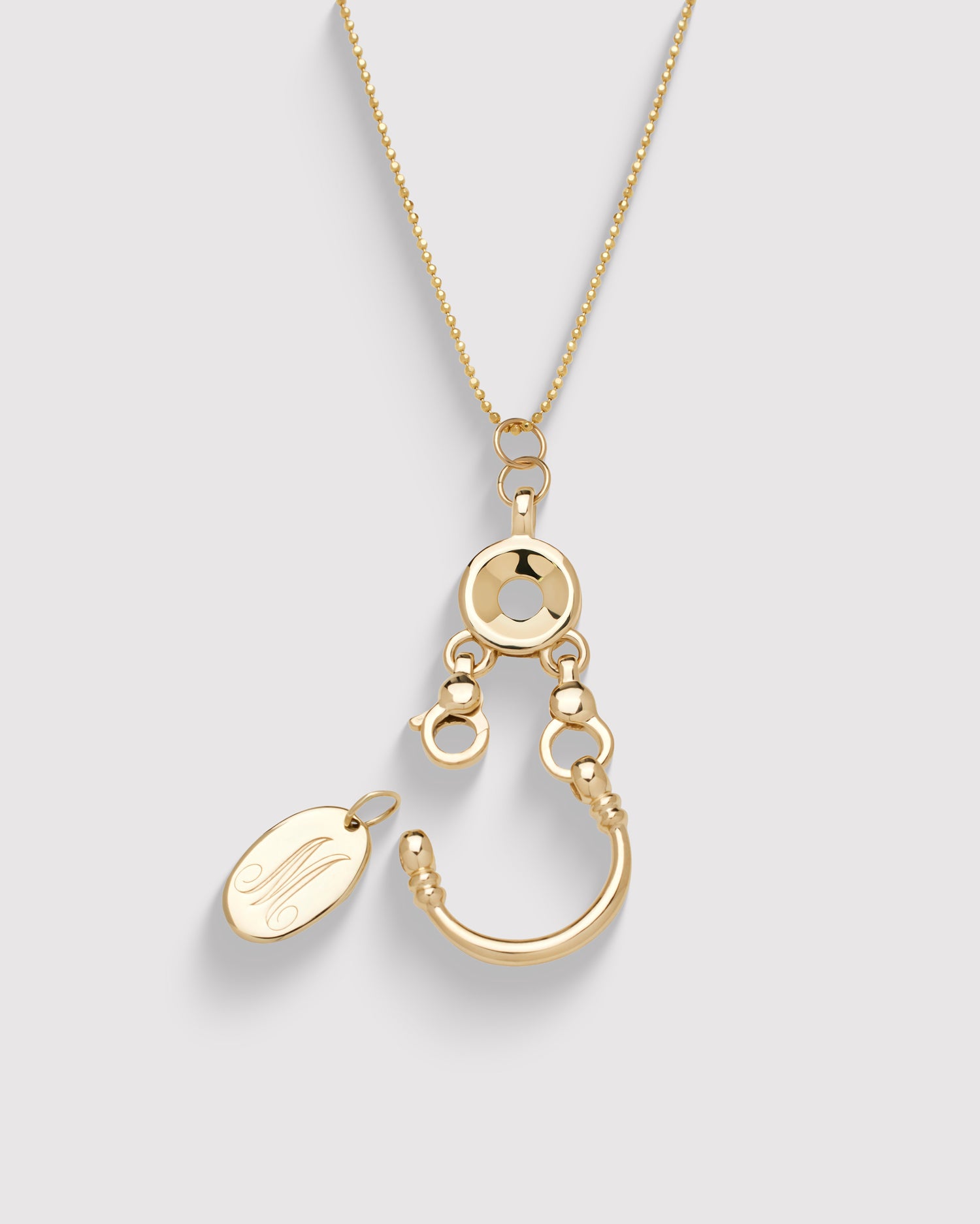 Horseshoe Locket - Gold