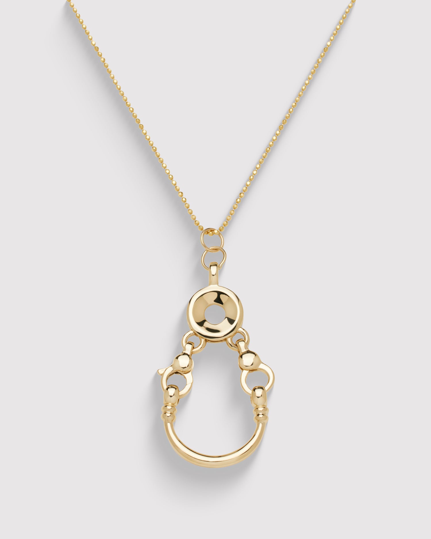 Horseshoe Locket - Gold