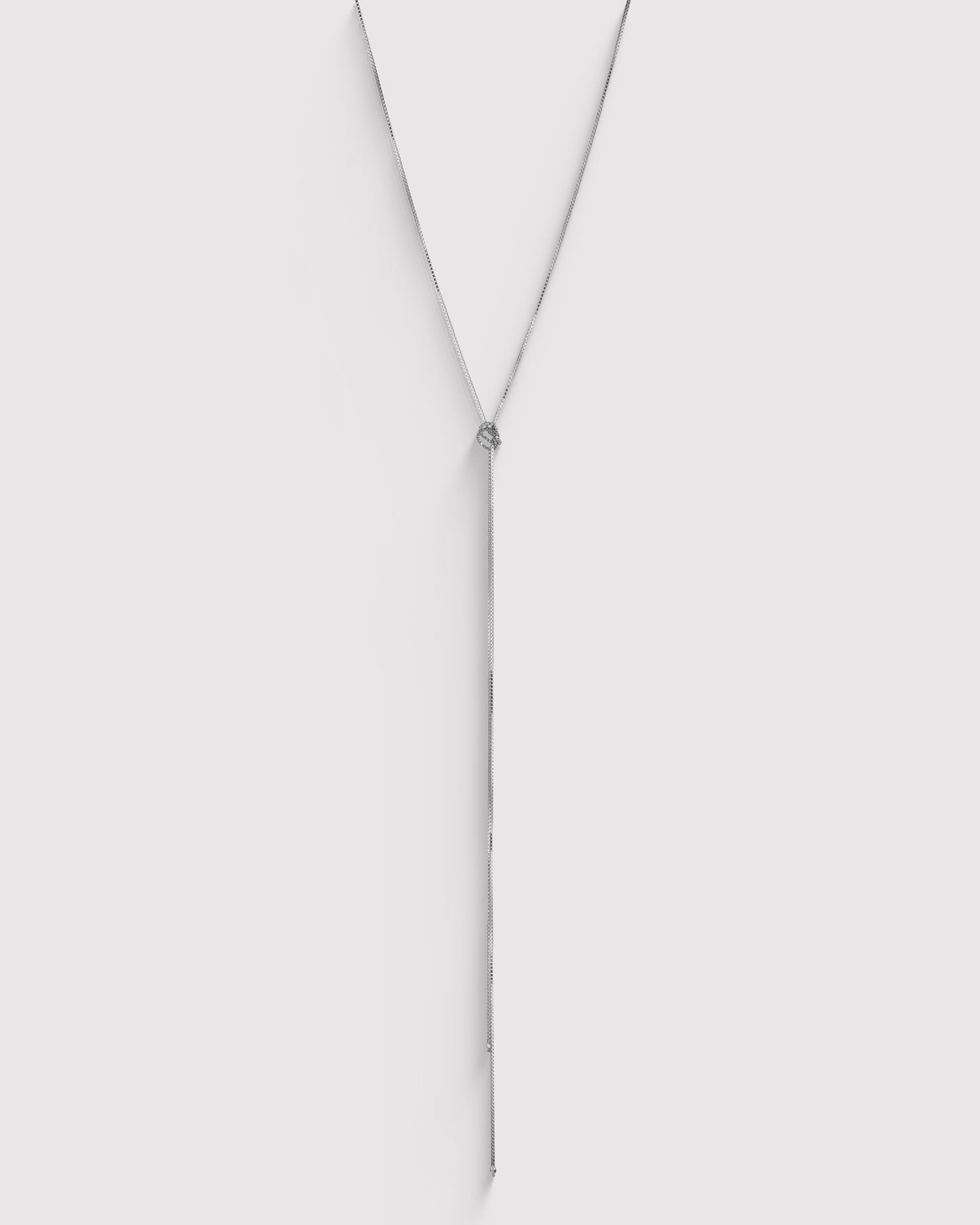 Knotted Paris Necklace - Sterling Silver