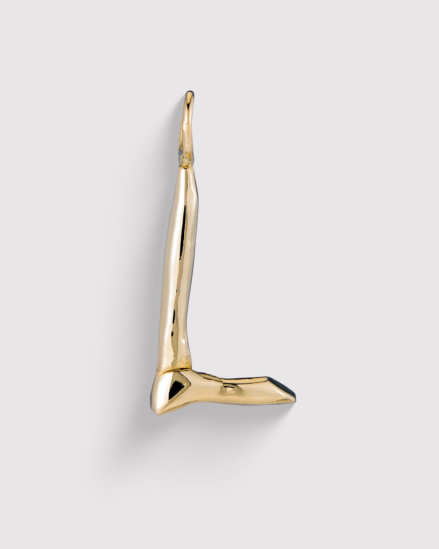Raw Letter L - Gold