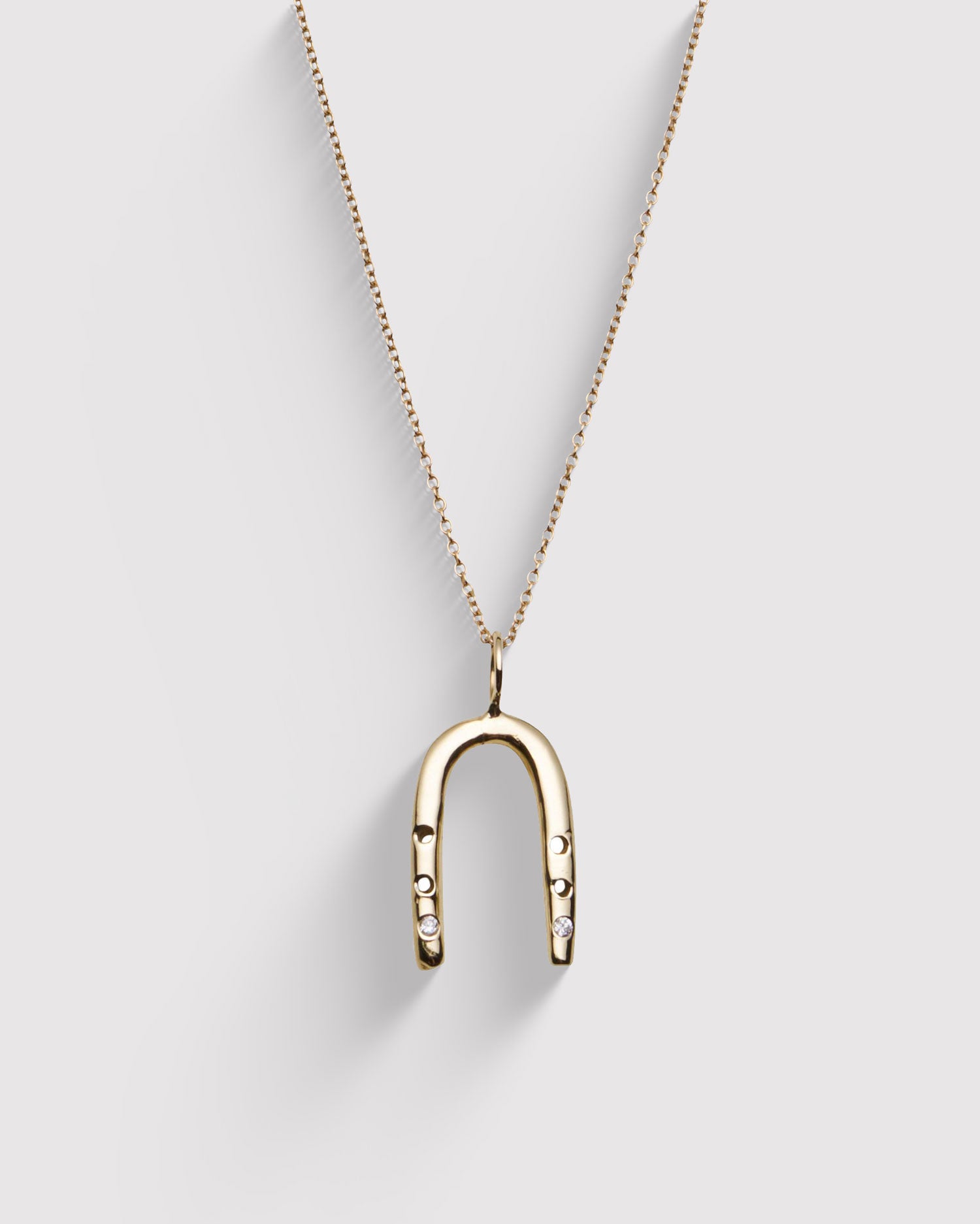 Little Raw Horseshoe Necklace