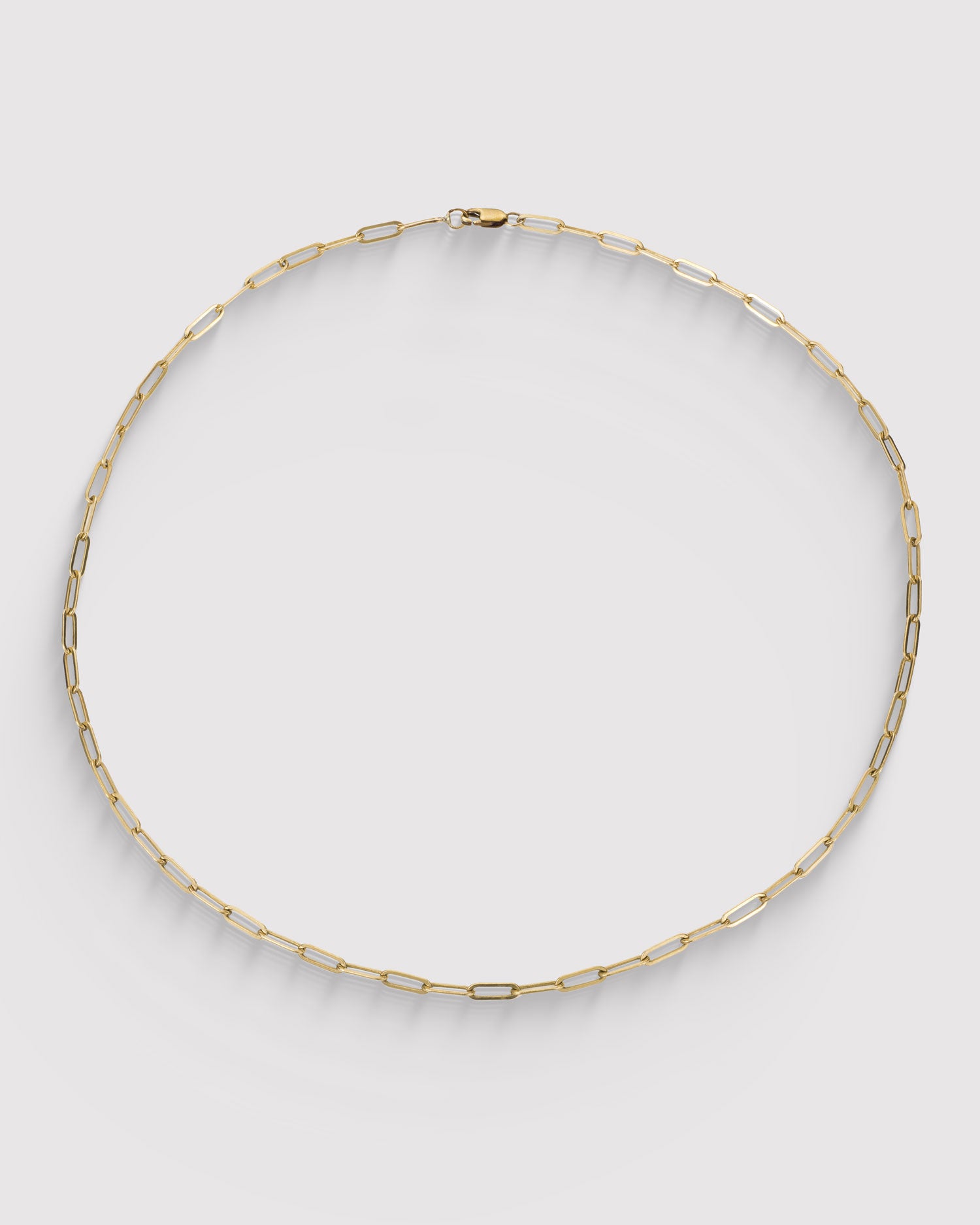 Micro Rectangle Chain Choker - 14K Gold Filled