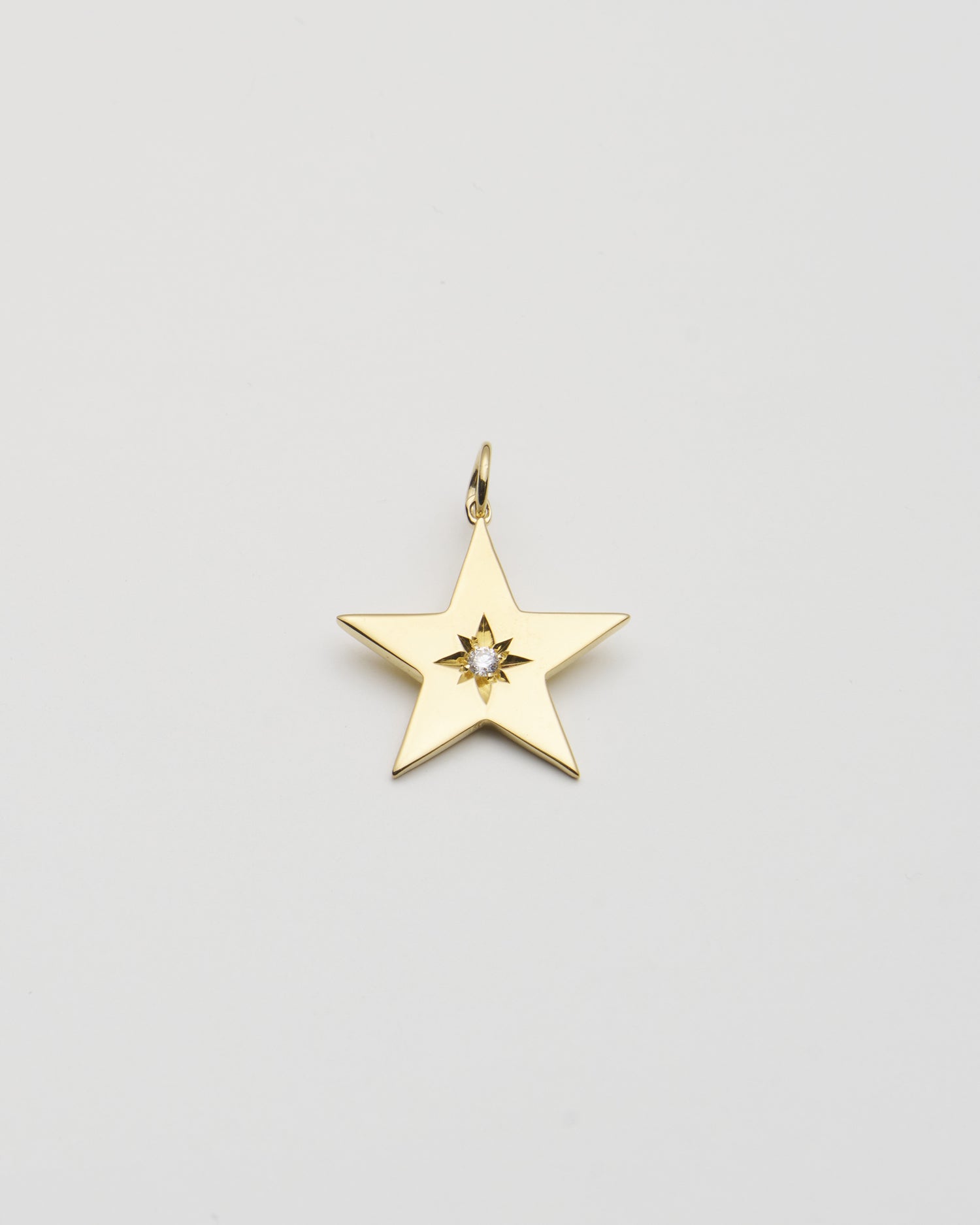 Guiding Star Pendant - White Diamond