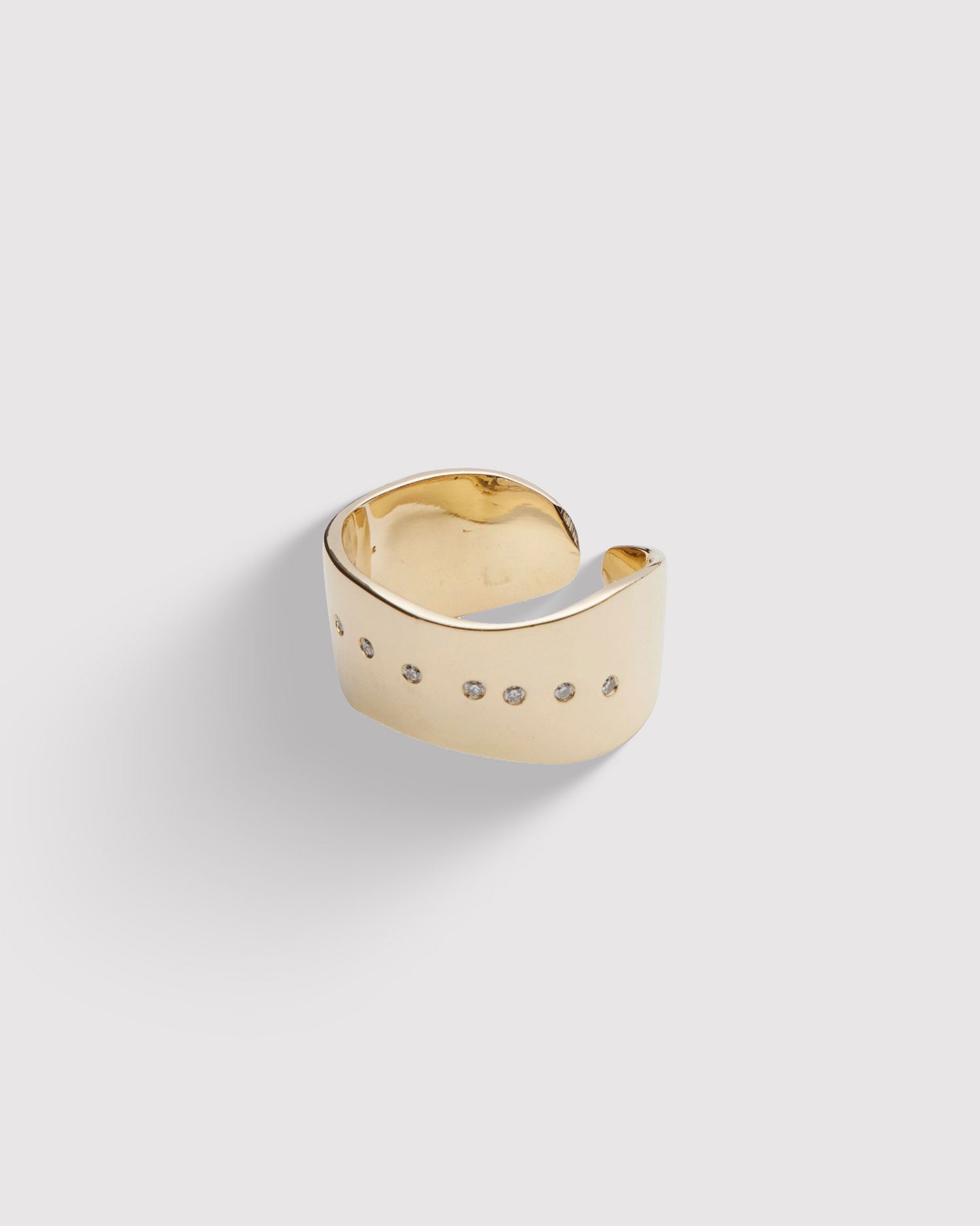 Diamond Mars Ring - Gold