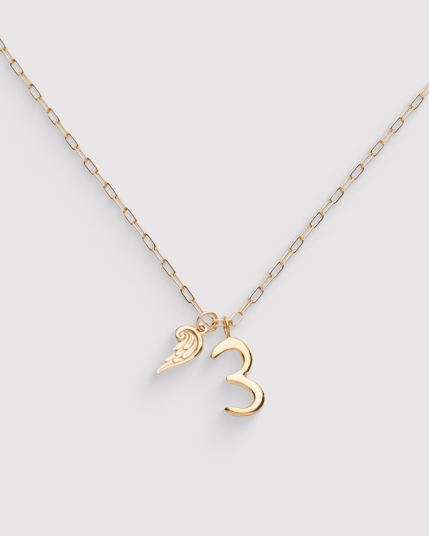 Raw Numeral 3 - Gold