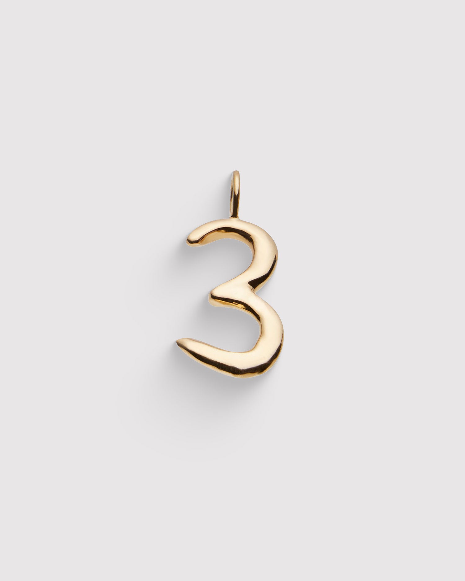 Raw Numeral 3 - Gold