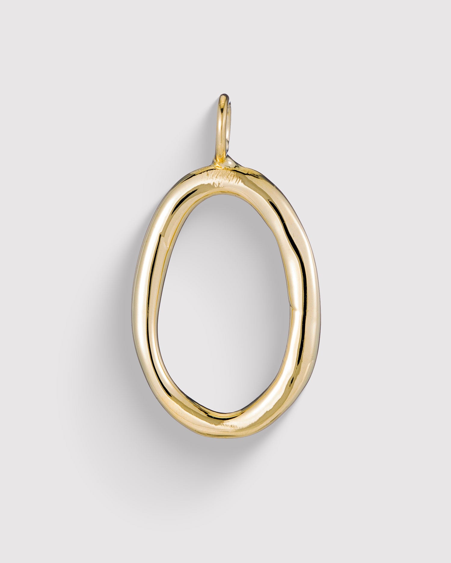 Raw Letter O - Gold