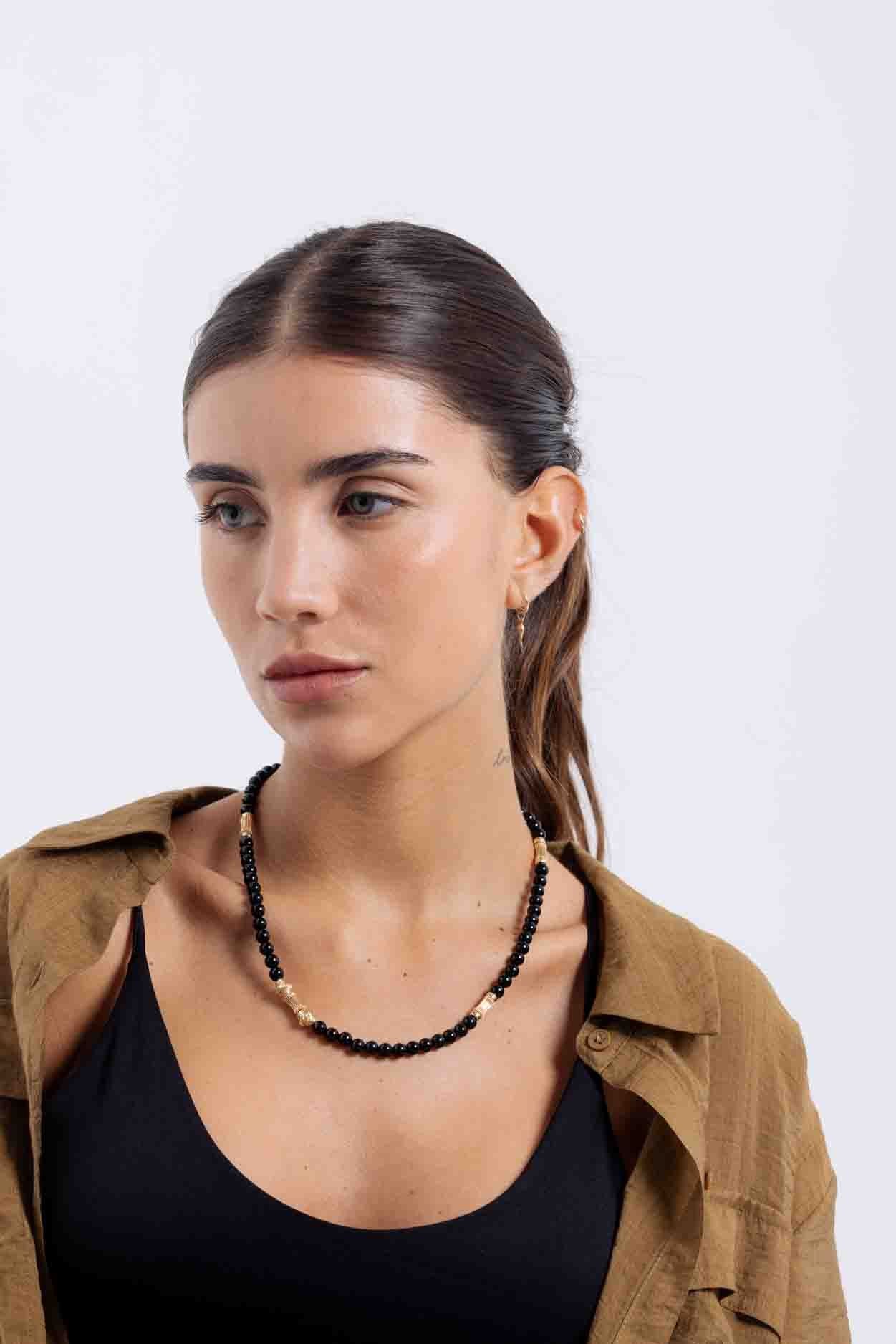 Black Agate Choker