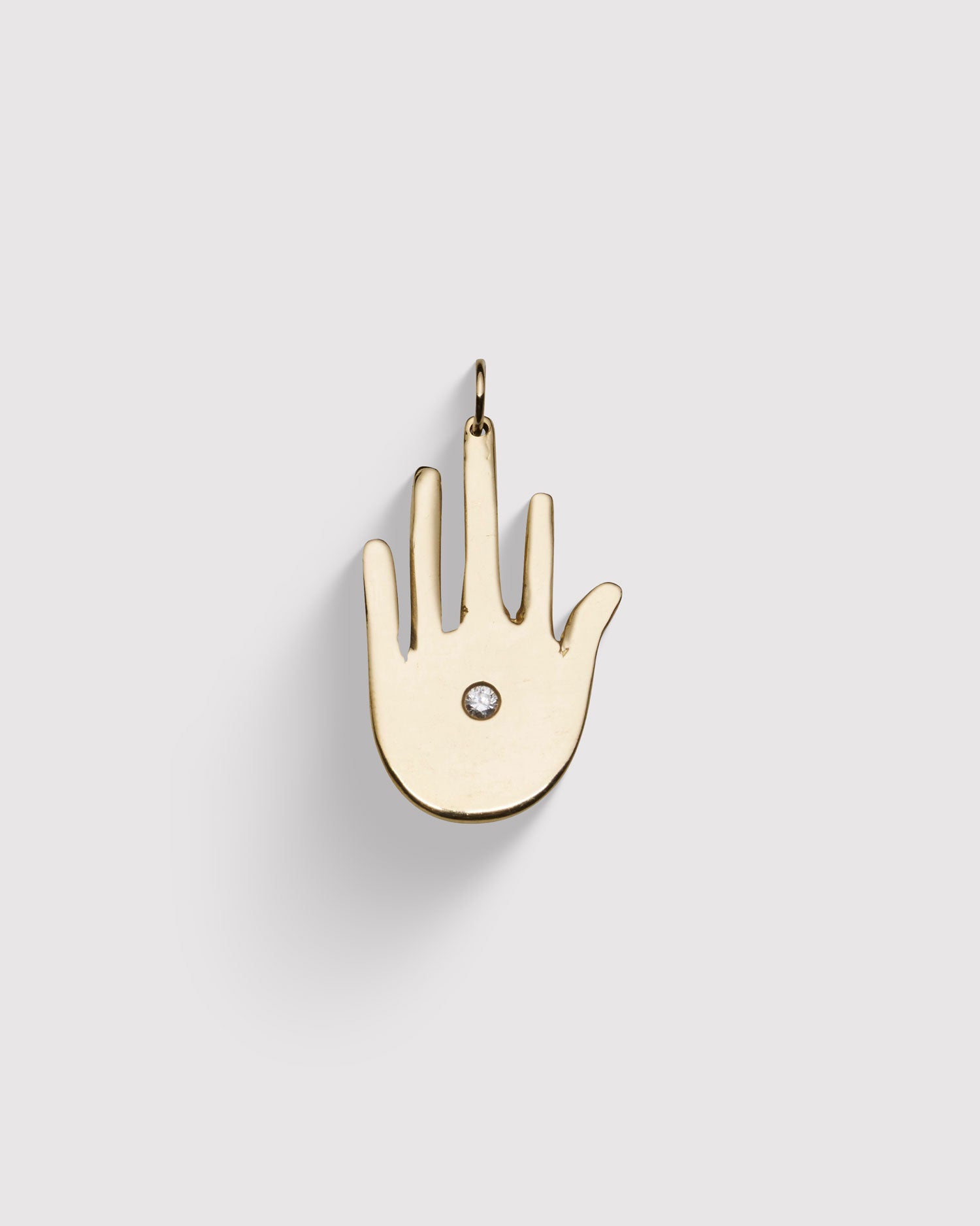 Raw Hand Pendant