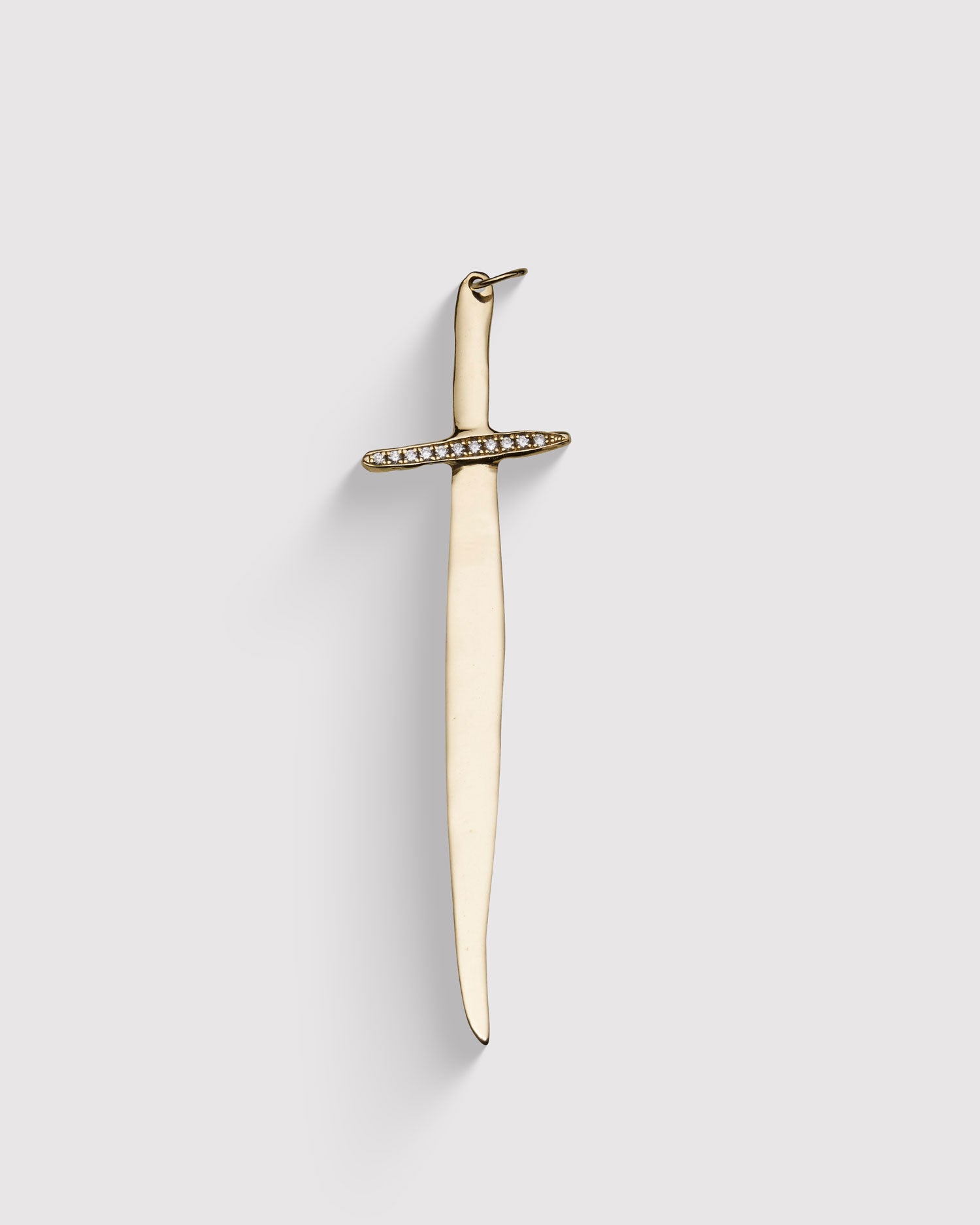 Raw Sword Pendant - Gold