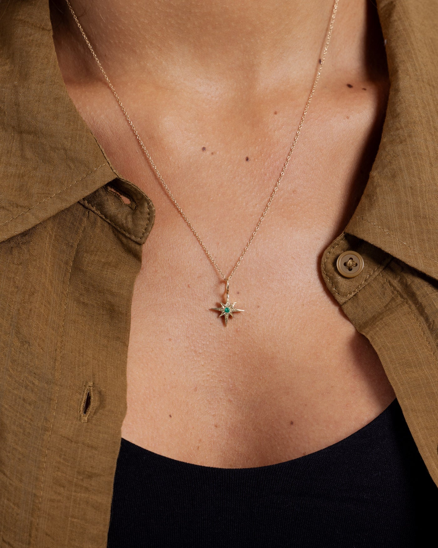 Fine Link Chain Necklace - Gold