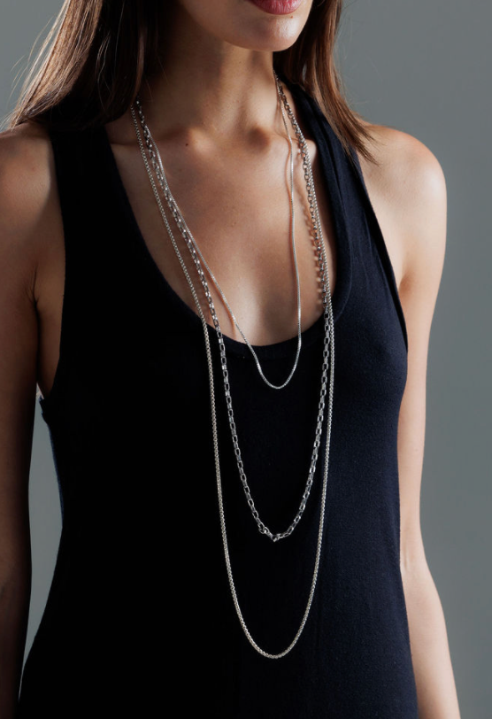Paris Necklace- Silver