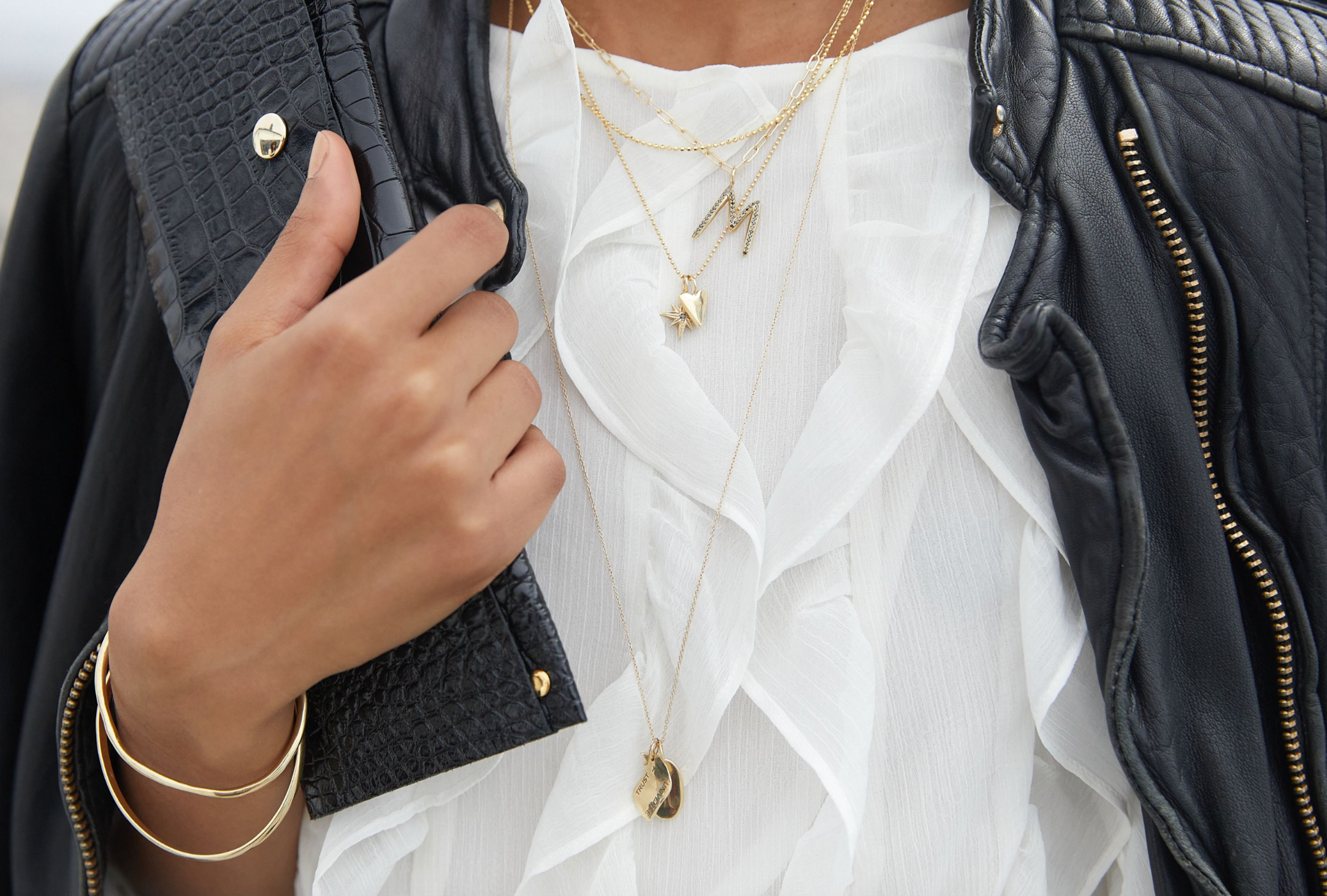 Fine Link Chain Necklace - Gold