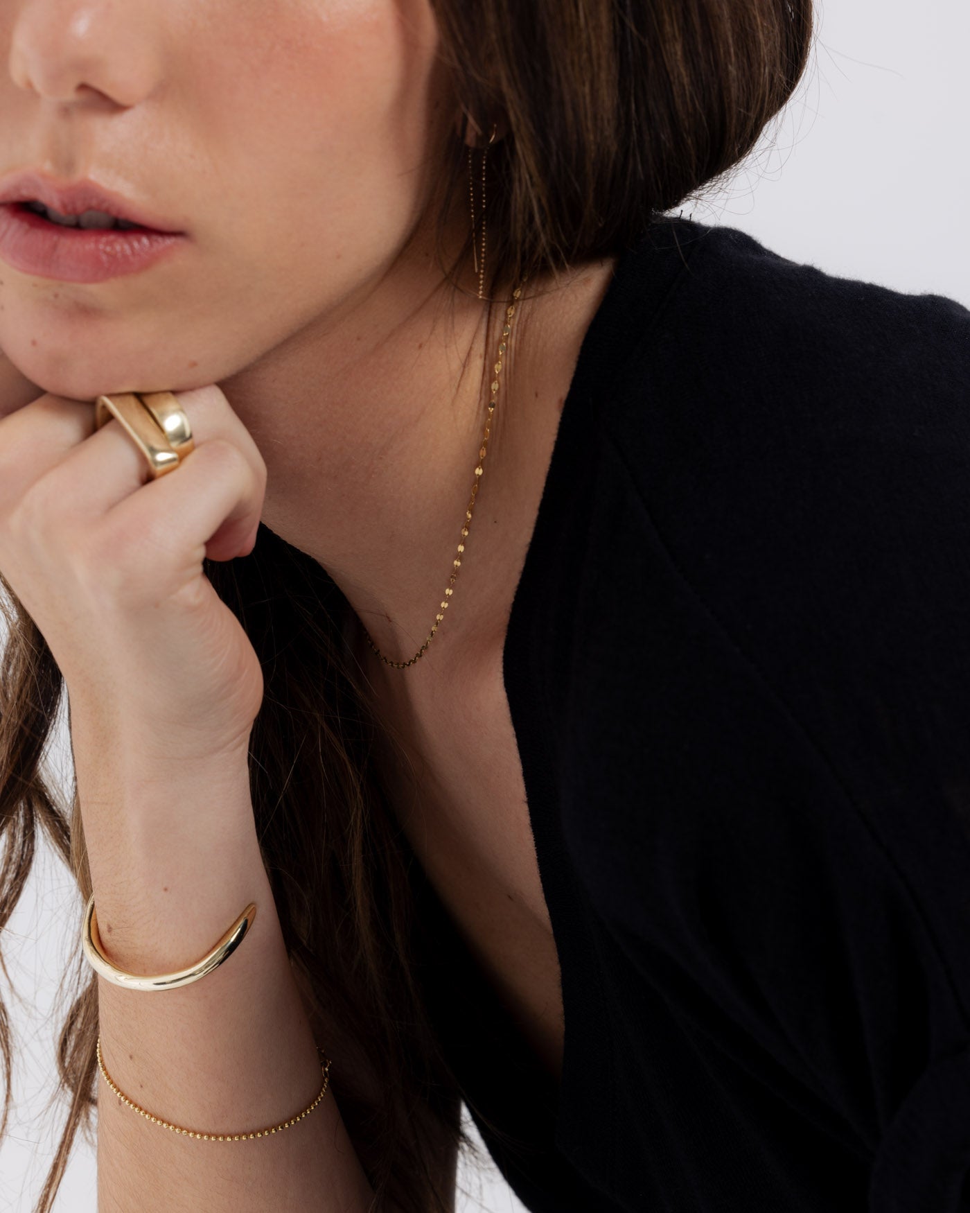 Mini Disc Necklace - Gold