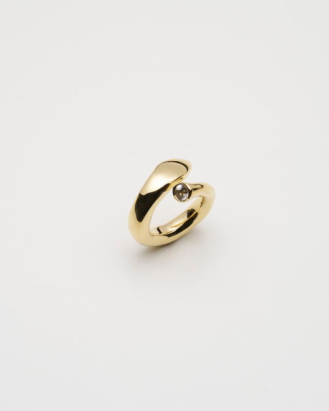 Bold Snake Ring- Opal (Mara descripcion)Guchi retocar uña
