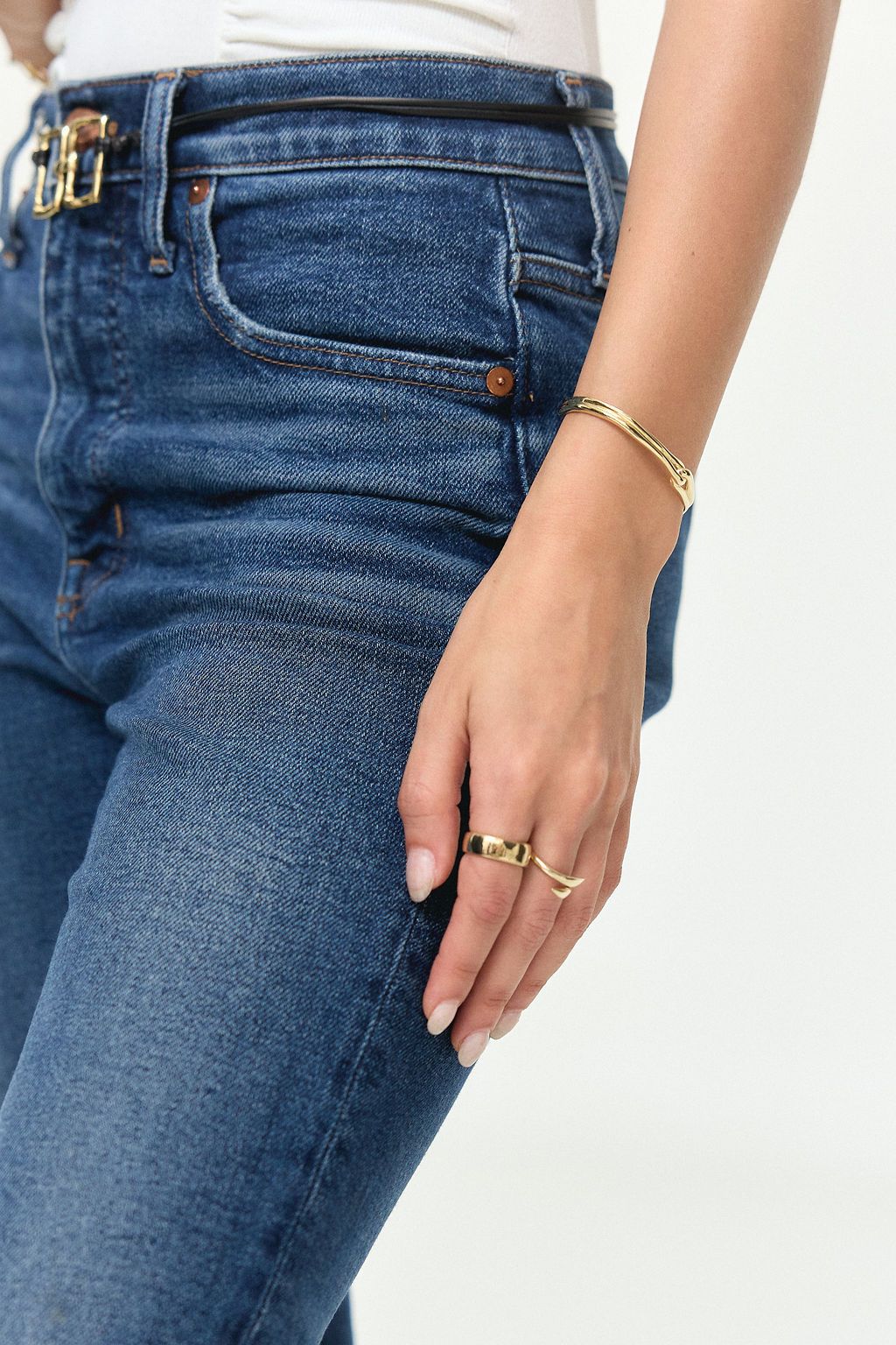 SCULPTED RECTANGLE BELT