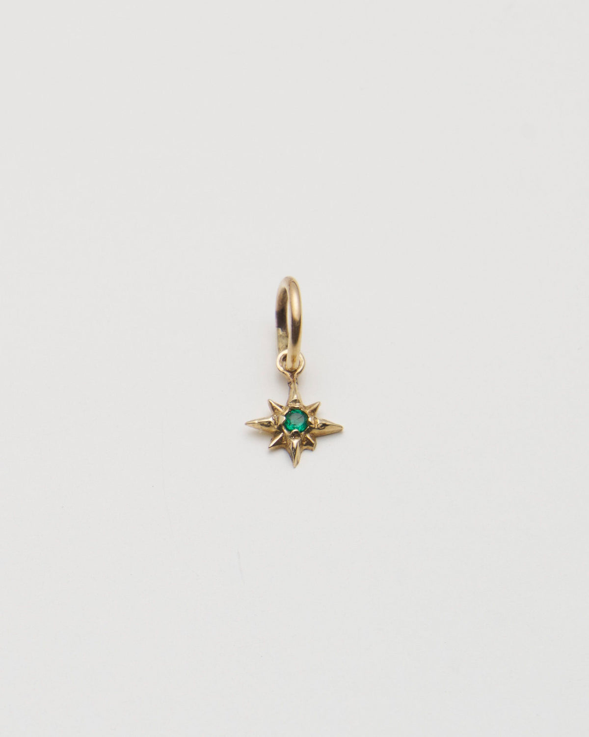 Mini North Star Pendant- Emerald
