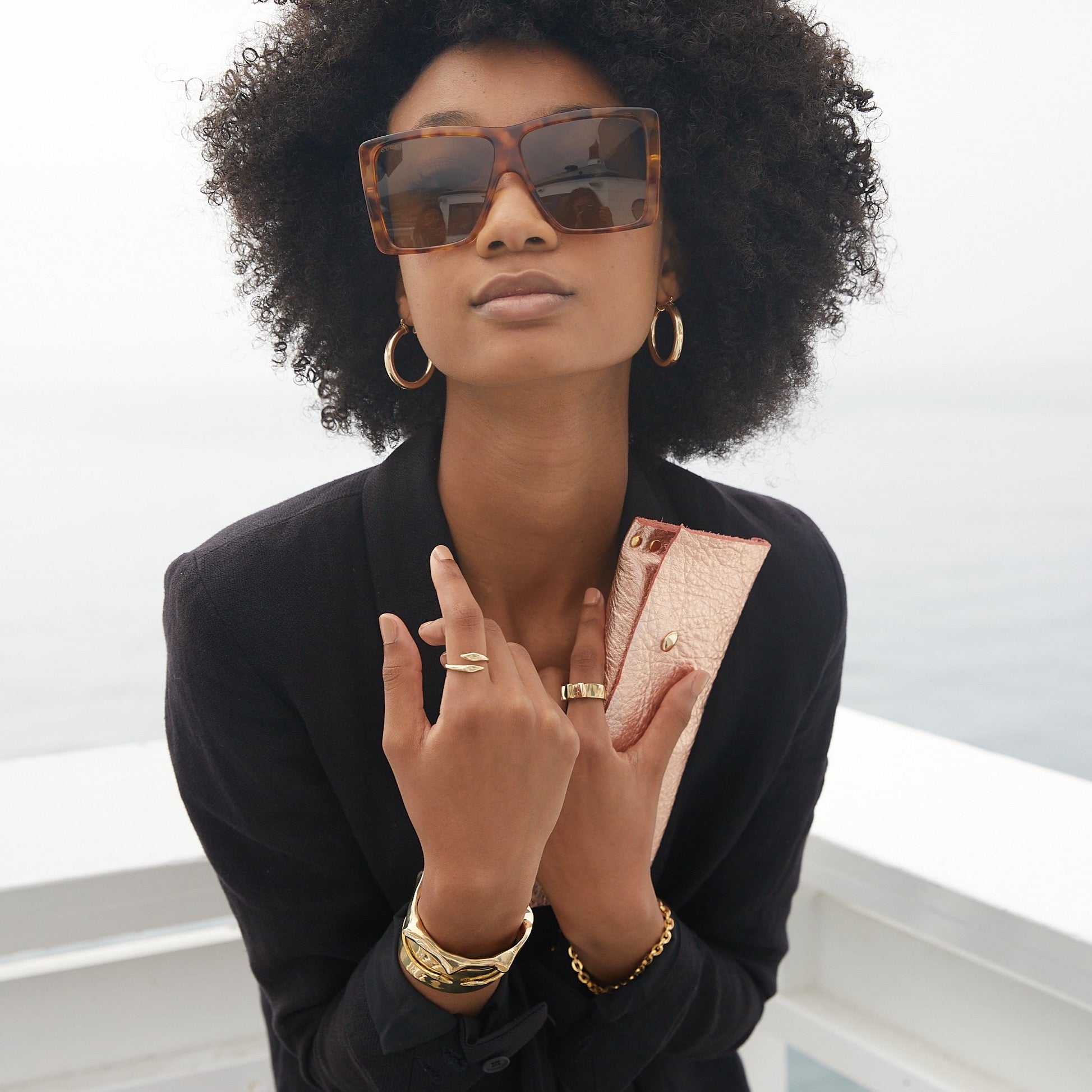 Hollow Thick Hoops - 14K Gold Filled