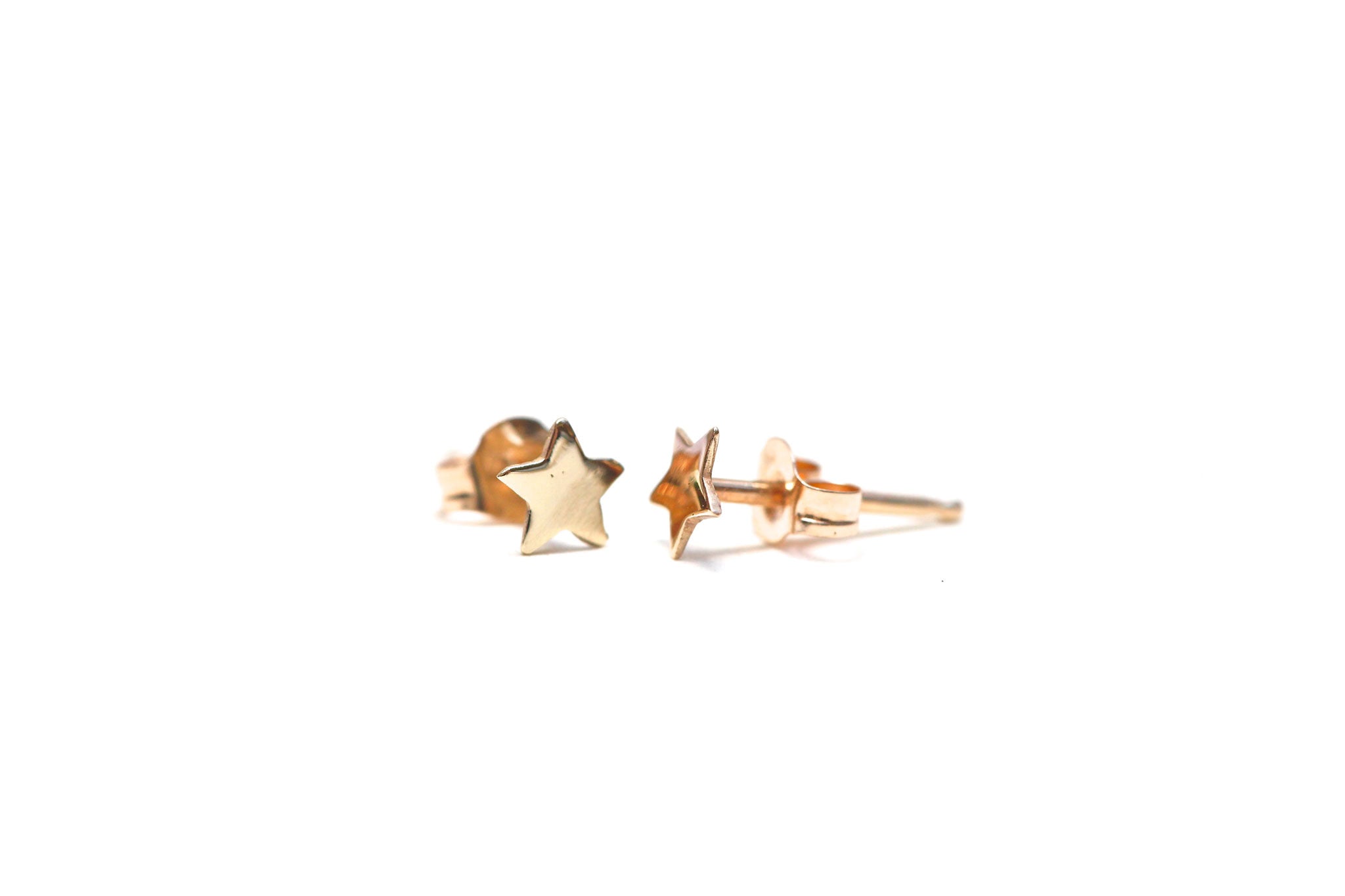 Mini Star Earrings - Gold