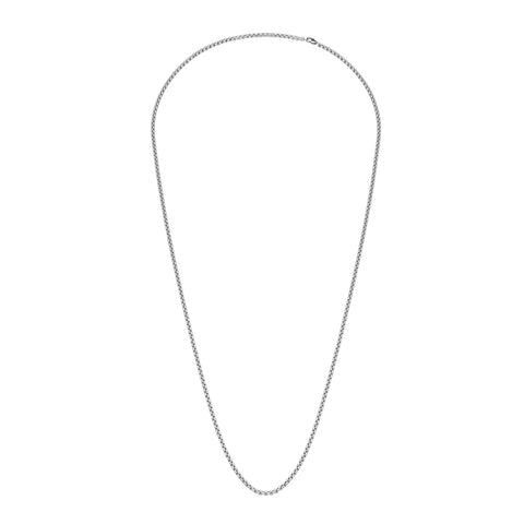 primary image of Box Chain Necklace - Sterling Silver