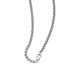 Knotted Box Chain Necklace - Sterling Silver