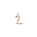 Raw Numeral 2 - Gold
