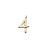 Raw Numeral 4 - Gold