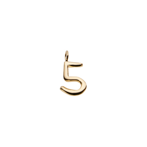 primary image of Raw Numeral 5 - Gold