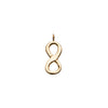 Raw Numeral 8 - Gold