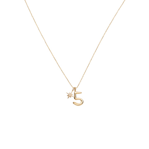 alternate image of Raw Numeral 5 - Gold