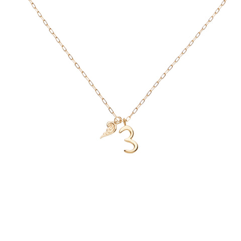 alternate image of Raw Numeral 3 - Gold