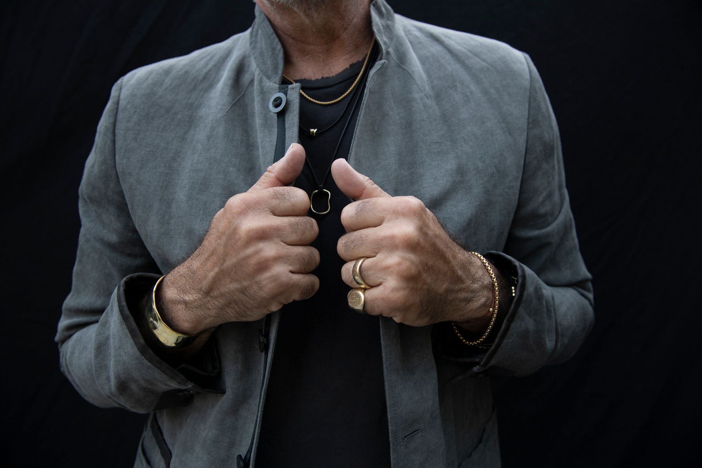 Raw Journey Necklace - Gold