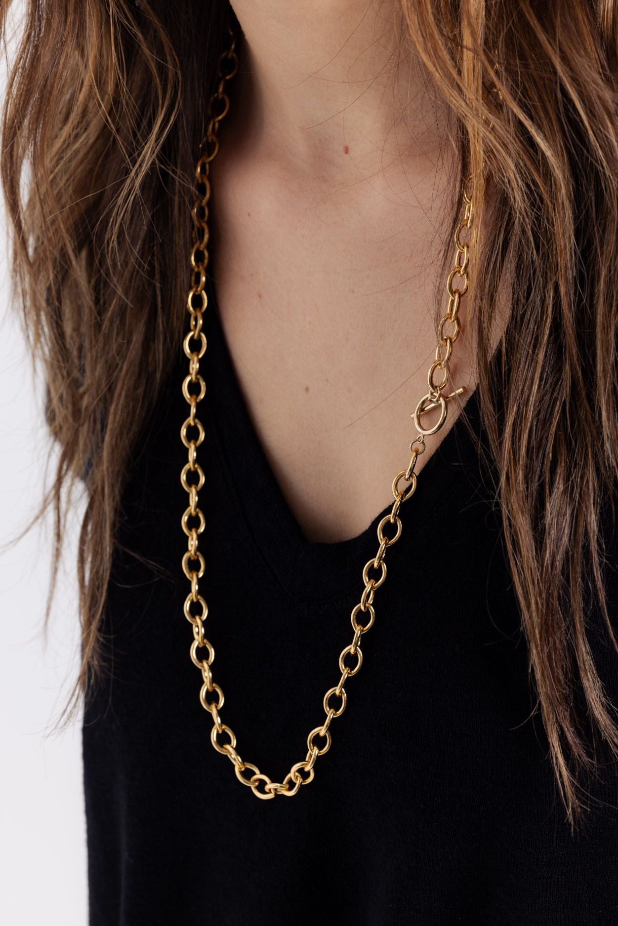 Chunky Chain Necklace - 14K Gold Filled