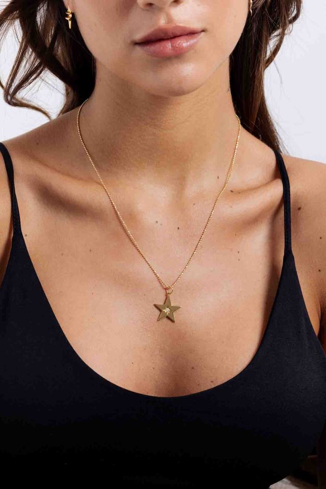 Guiding Star Pendant - White Diamond
