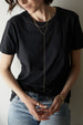 Perfect Distressed T Shirt - Black
