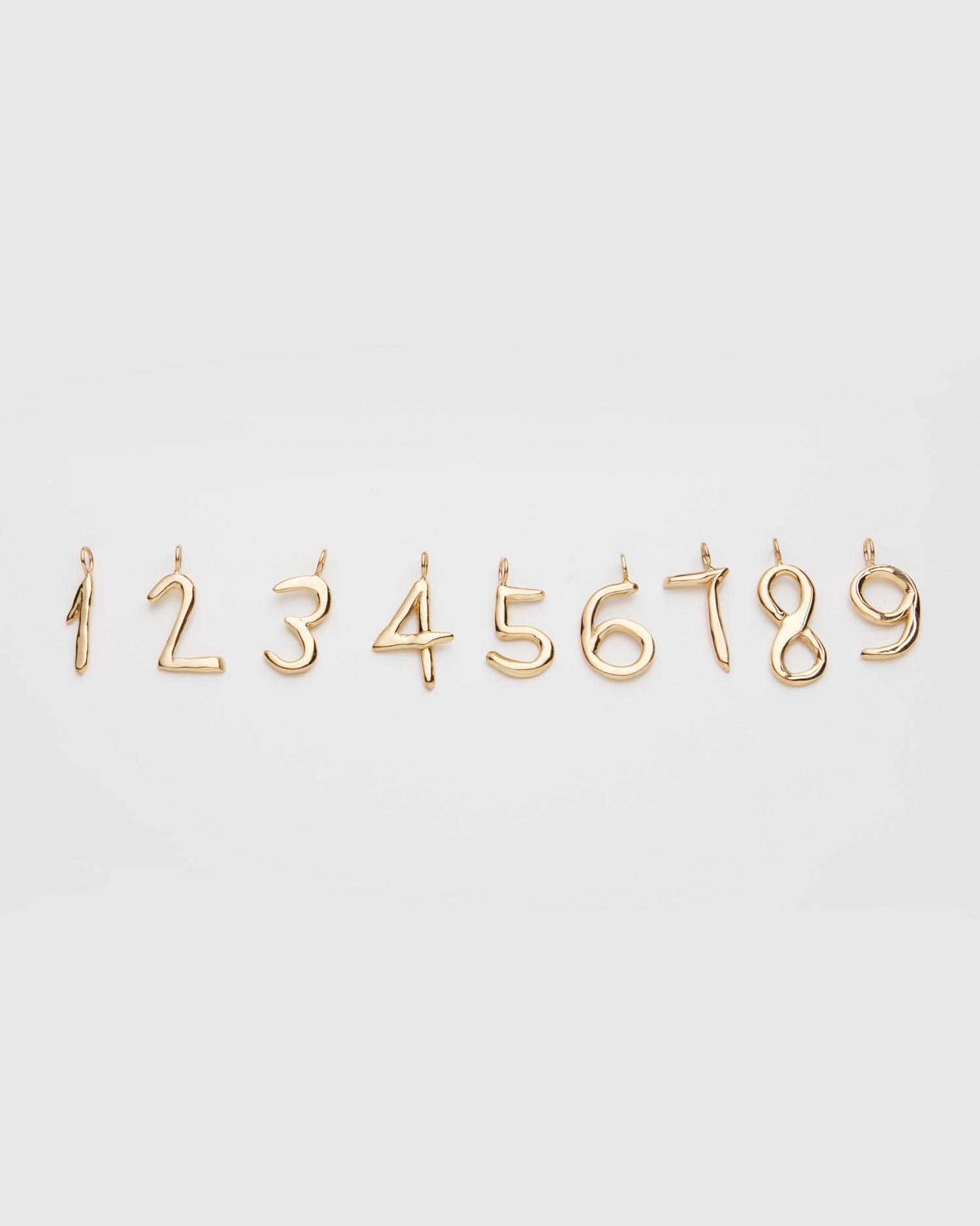 Raw Numeral 6 - Gold