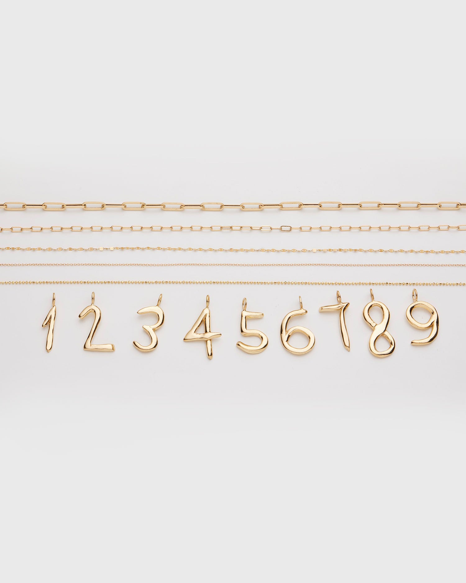 Raw Numeral 9 - Gold