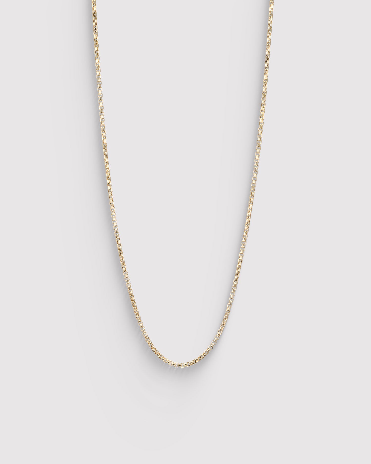 Medium Box Chain Necklace - 14K Gold Filled